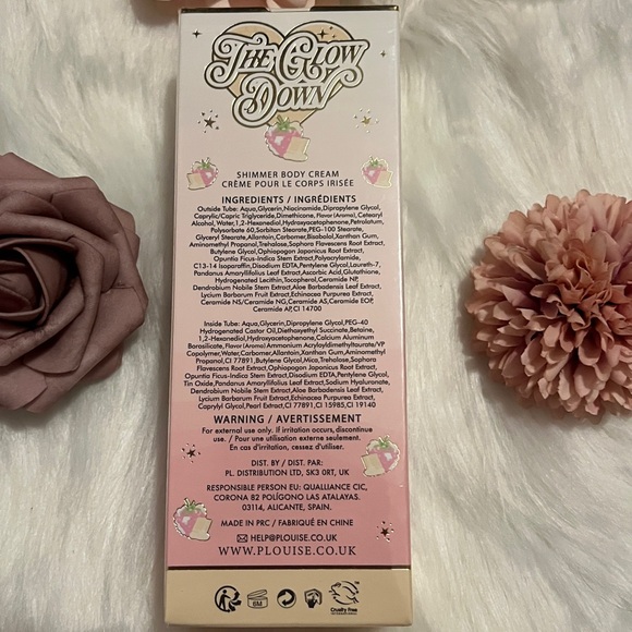 P.Louise Frosted Raspberry & White Chocolate Shimmer Body Cream - Picture 5 of 6